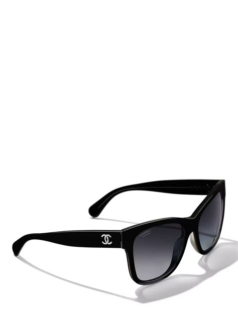 chanel square sunglasses|chanel square sunglasses ch5380 black.